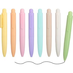 8 Pack Mini Pocket Pens ، 11.7 سم / 4.61 بوصة ، والكتابة السلسة والكتابة السريعة ، وأفضل أقلام الهدايا ، و 0.5 مم قلم مجلة حبر أسود ، ولوازم ضيقة لطيفة للنساء والرجال