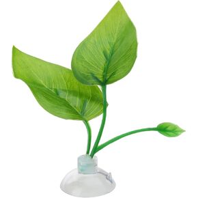 Green Betta Fish Leaf Pad Double Leaf Hammock Resting Bed Safe Natural Environment BettaFish Spawning Pad Aquariums Decoration BettaFish Hammocks Fishtanks Accessories Ornaments Aquarium Decor