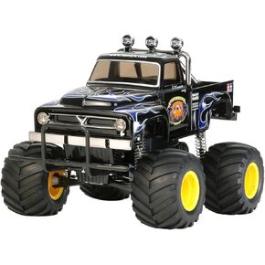 Tamiya TAM58547 The Midnight Pumpkin ، Black Edition 1/12 Monster Truck Kit ، Brown