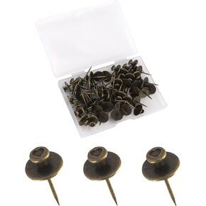 Push Pins,Nails for Hanging Pictures,Wall Hangers Without Nails,50 Pcs Wall Hanging Hooks,Clear Thumb Tacks,Picture Frame Hangers,Picture Hooks for Hanging for Wall Clock,Photo (Black)