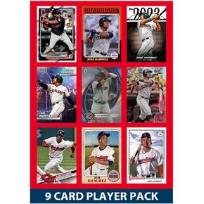 Jose Ramirez Cleveland Guardians JRAM 9 Baseball Card Player Pack 2025 2024 2023 Topps Bowman Stadium Club Ginter Archives Chrome Heritage