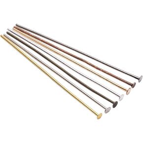 200pcs/bag multicolor head head دبابيس 8 ألوان دبابيس الرأس لنتائج صنع المجوهرات لتوفيات المجوهرات صنع المجوهرات صنع دبابيس الرأس المجوهرات (40 مم (1.57 بوصة))
