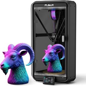 FLSUN S1 Pro 3D Printer, Max 1200mm/s High Speed & Precision, 350°C High Temp Extruder & Full-Auto Calibration,65°C Heated Chamber, ≤55 dB Quiet FDM 3D Printers,Large Build Size 13"x13"x17"