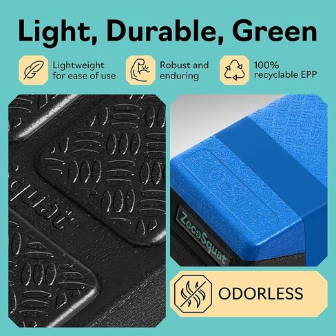 Squat Wedge - Squat Wedge Block 520 LBS Weight Capacity - Slant Board for Calf Stretching - Calf Stretcher Slant Board - yoga blocks in Saudi Arabia