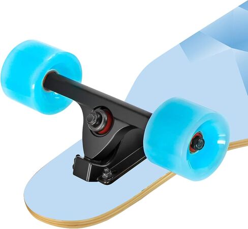 41'' Longboard Skateboard 8 Layer Canadian Maple Drop Through Longboards for Youths Beginners in Saudi Arabia
