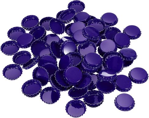 PATIKIL 100 PCS CAPS for Parchs ، 1 بوصة ذات جانب مزدوج طباعة قبعات زجاجة معدنية سحر مسطحة للزينة الحرف DIY صنع شارة ، الأخضر الداكن in Saudi Arabia