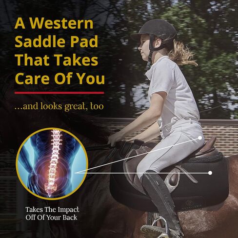 Kavallerie All-Purpose Saddle Pad with Quilted Anti-Slip Padding and Breathable Mesh Fabric for Maximum Airflow and Comfort, Works for English in Saudi Arabia