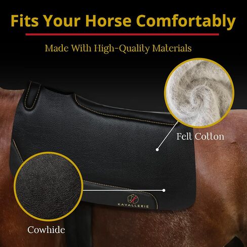 Kavallerie All-Purpose Saddle Pad with Quilted Anti-Slip Padding and Breathable Mesh Fabric for Maximum Airflow and Comfort, Works for English in Saudi Arabia