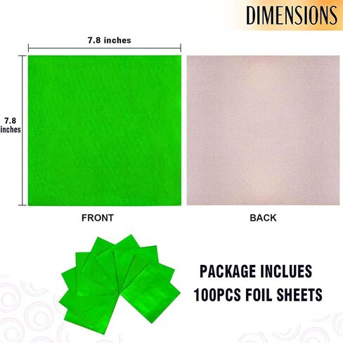 7.8 Inches Foil Wrapper 100pcs Large Chocolate Candy Bar Wrappers Square Gold Wrapping Papers for Protein Energy Bar Break-Apart Chocolate for Mother's Day Wedding Baby Shower Birthday in Saudi Arabia