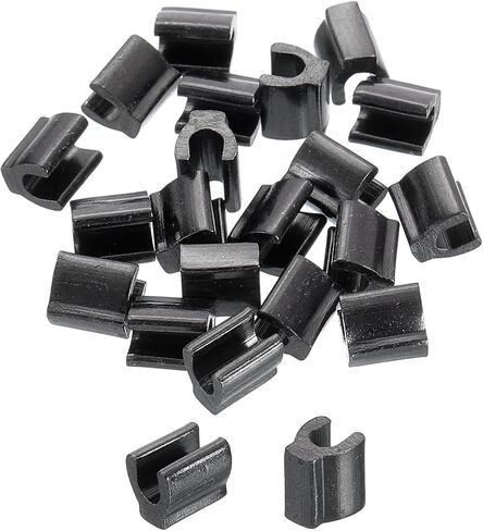 uxcell 40Pcs Zipper Slider Retainers, #10 Top Stopper Closed-end Zipper Slider for Bag Coat Jacket DIY Sewing Replacement, Metallic Black in Saudi Arabia