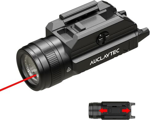 1200 Lumen Pistol Light Laser Combo Blue Beam Tactical Flashlight, Pistol Flashlight Adjustable Slide Locating Keys for Picatinny in Kuwait