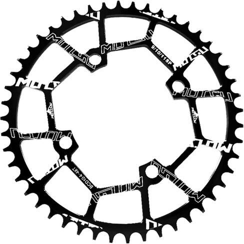 Bike Chainring 40T 42T 44T 46T 48T 50T 52T 104mm BCD Round Chainring Narrow Wide Tooth Aluminum Bicycle Chainring for Mountain Bike Road Bike MTB BMX in Saudi Arabia