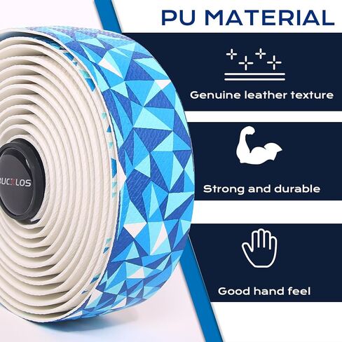 شريط مقود دراجة الطريق من BUCKLOS، شريط مقبض مقود الدراجة المريح من مادة البولي يوريثان، شريط مقبض دراجة EVA شريط شريط التفاف للدراجة على الطرق in Kuwait