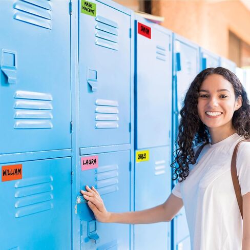 99 أجهزة كمبيوتر جافة محو الملصقات المغناطيسية قابلة لإعادة الاستخدام ماء مغناطيسي العلامات الملصقات المستطيلات ملصقات لمكتب الفصول الدراسية للبيضاء ، 3 أحجام (ملونة) in Kuwait