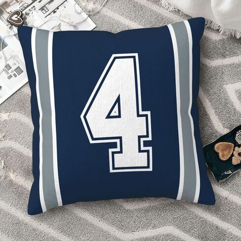 Throw Pillow 18" x 18" Soft Plush Number Stripes Pillow Gifts for Philadelphia in Kuwait