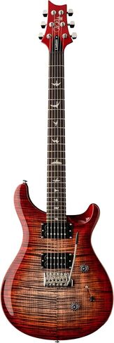 PRS SE Custom 24 Semi-Hollow Piezo, Charcoal Cherry Burst in Saudi Arabia