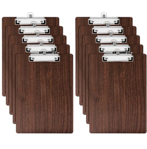 Wooden Clipboard, A5 Wood Clip Board,Clipboard Folder with Low Profile Clip and Hanging Hole,A5 Clipboards for Classroom (10 Pack) in Saudi Arabia