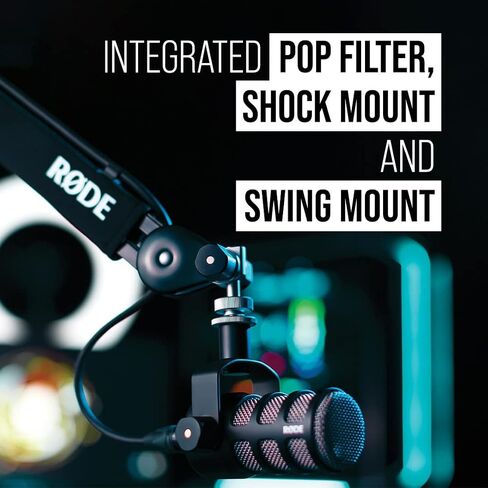 Rode PodMic Cardioid Dynamic Broadcast Microphone - White in Kuwait