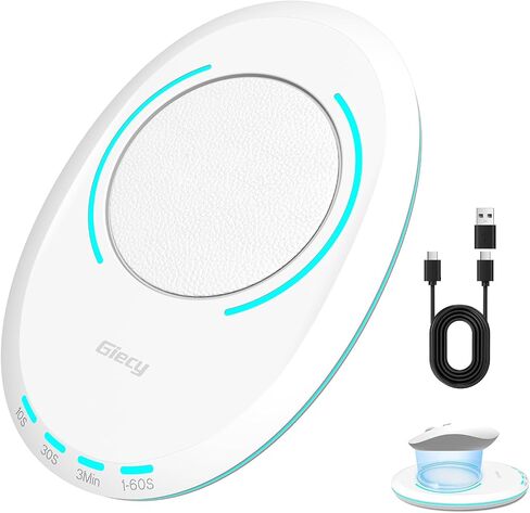 Ultra Slim Mouse Mover, Mouse Jiggler with Adjustable Interval Timer, Undetectable & Breathing Light, Simulates Realistic Mouse Movement for Keeping Computer Laptop Active in Saudi Arabia