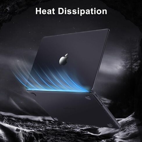 MOSISO Compatible with MacBook Pro 14 inch Case 2025-2021 M4 M3 M2 M1 A3112 A3185 A3401 A2918 A2992 A2779 A2442, Ultra-Thin Natural Original Color Hard Shell&Keyboard Cover&Type C, Space Black Clear in Kuwait