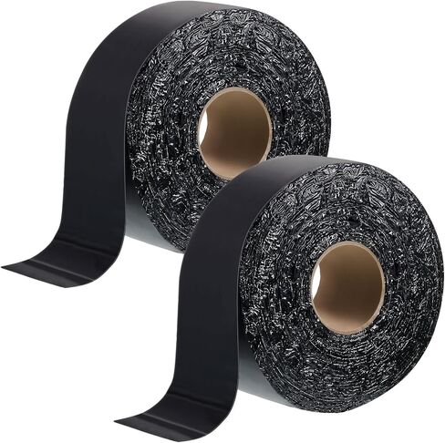 2 Rolls Asphalt Crack Tape Asphalt Crack Filler Asphalt Joint Repair Tape Driveway Crack Sealer for Parking Roof Asphalt Cement Road, 50 Feet Each Roll (2 Inch) in Saudi Arabia