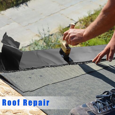 2 Rolls Asphalt Crack Tape Asphalt Crack Filler Asphalt Joint Repair Tape Driveway Crack Sealer for Parking Roof Asphalt Cement Road, 50 Feet Each Roll (2 Inch) in Saudi Arabia