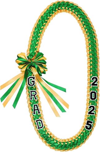 Baotongle Graduation Leis Class of 2025 Double Rided Ribbon Necklace Handmade Crathers Gone in Kuwait