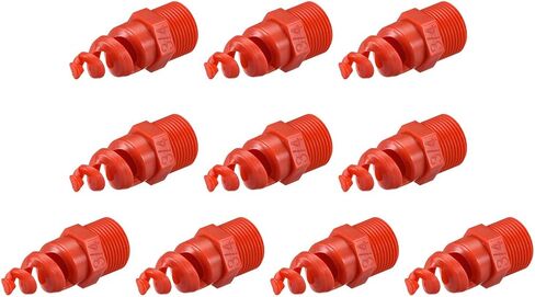 uxcell Spiral Cone Atomization Nozzle, 1/2BSPF PP Sprinkler, 10 Pcs in Saudi Arabia