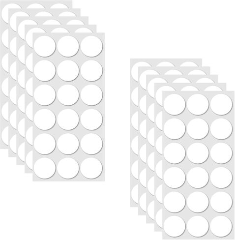 Sticky Tack Poster Stickers 350 Pcs Double Sided Adhesive Dots Round Putty Clear Stickers No Trace Sticky Putty Removable Waterproof Museum Putty for Festival Decoration 20mm(0.79") Sticky Dots in Saudi Arabia