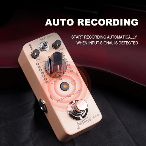 AITONE Chorus Pedal Premium Analog Chorus Effect for Electric Guitar True Bypass Rich and Warm Tones Compact Mini Pedal (AT-04) in Kuwait