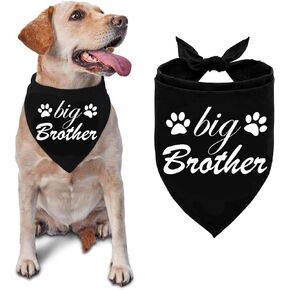Big Brother Dog Bandana Edrenancy Edrencing Accsories Dog Dicf Assories ، Dog Triangle Dickf Baby Abranced Dog Bandana Pet Assories for Dog Lover