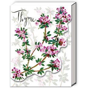 Punch Studio Kelly Green Home Grown Thyme, Mini Pocket Notepad, 75 Pages (33038)