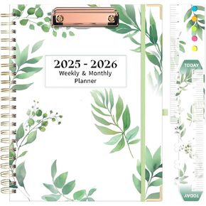 2025-2026 Academic Planner, 8.5"x11", Weekly & Monthly Student Agenda with Stickers, Hardcover & Pockets, for School & College (July 2025 - June 2026)