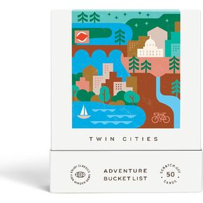 Twin Cities Adventure Bucket List - 50 Scratch-Off Cards for Outdoor Activities, Tourist Attractions, and Historic Landmarks Guide for Exploring The Twin Cities