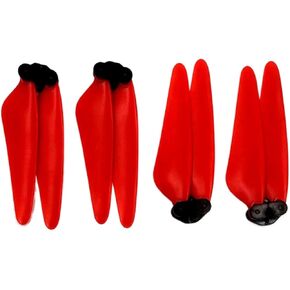 ترقية المروحة البديلة للمروحة لـ RU/KO لـ SJRC F11 4K Pro RC Drone Quadcopter Props Plade Accessory Propeller Propeller Park (Color: Red Propeller)
