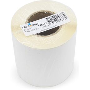 ملصقات حبر غير لامعة 3.5 "مستمر لـ Epson TM-C3500 و TM-C3400 و Primera LX500 و LX400 ، 100 قدم/لفة على قلب 2 بوصة