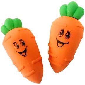 Cartoon Carrot 8pcs reaser الإبداعية القابلة للفصل لطيف exoji reaserly reaserly reaser لطلاب المكتب زملاء الغرفة الهدايا المنزلية ， هدايا الكرنفال ، اللوازم المدرسية هدية