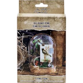 Tim Holtz - Advantus Idea -Ideal -Idology Reliquary Dome Art Craft ، Clear
