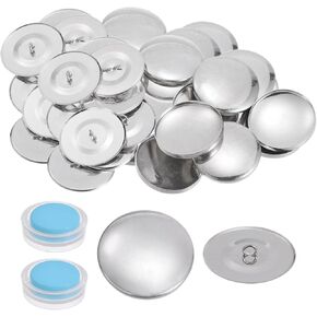 Harfington 40 SETS TELL COVER TILLE BUNTE 38MM ALUMINUM BUNTE مع 2 أدين