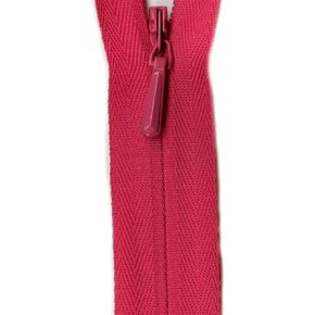 YKK Unique Invisible Zipper, 9", Fuchsia
