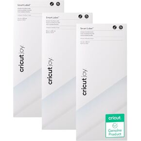 Cricut Smart Finyl (5.5in × 13 بوصة ، شفافة) لآلة الفرح ، Cricut Smart Vinyl القابلة للإزالة ، Vinyl Smart Smart Mattless ، Cricut Joy Smart Vinyl 3pk