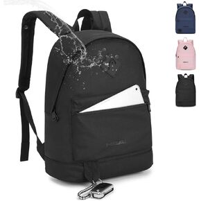 HEAD Waterproof Travel Backpack for Women & Men, Small Lightweight Backpacks for Sport/Gym/Fitness/Work/Daily, Casual Daypack Backpack for 15.6 inch Laptop