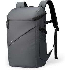 Anti-Theft Laptop Backpack with USB Charging Port Large Capacity Durable Travel Backpack for Men & Women 28L (Black)