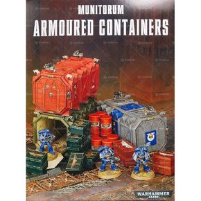 ألعاب ورشة عمل Warhammer 40K Munitorum الحاويات المدرعة