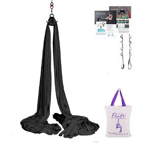 Aerial Silk Yoga Hammock- Hardware Kit Durable 10 Yards