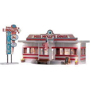 Woodland Scenics® "Miss Molly's Diner Build-&-Ready® ، N Scale