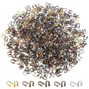 Ph Pandahall 750pcs النحاس الأسلاك الوصي على شكل حامي الكابلات ، و guardian حماة حرس الأسلاك حلقات من أجل المجوهر