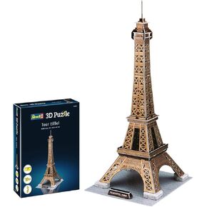Revell Eiffel Tower 3D Puzzle Building Crafts للبالغين والأطفال الذين تتراوح أعمارهم بين 10 سنوات وما فوق - 39 قطعة