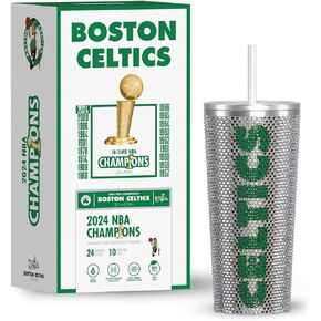 Hydrapeak x NBA Officially Licensed Chicago Bulls 25 oz Rhinestone Bling Tumbler with Straw Lid, Glitter Leakproof Stainless Steel Water Bottle