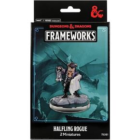 أطر Wizkids D&D: Malle Halfling Rogue - غير مصممة وغير معبأ